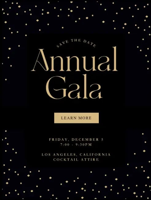 Annual Gala - zkipster template