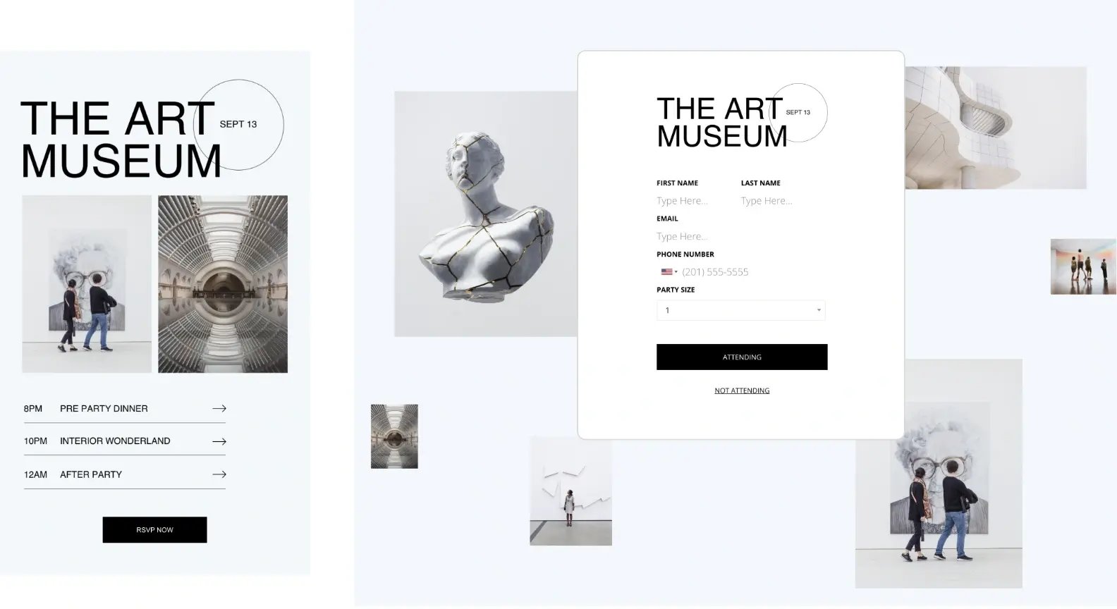 The Art Museum - zkipster email template