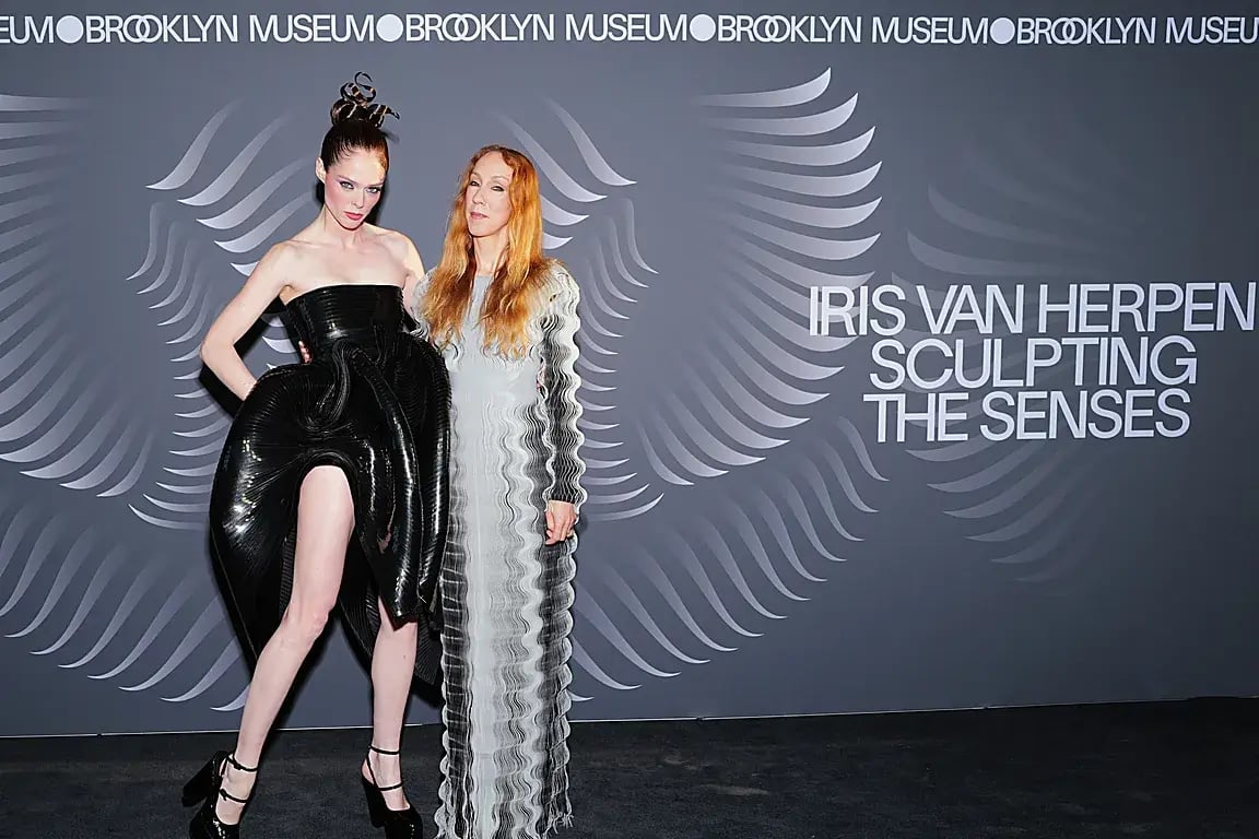 Coco Rocha and Iris van Herpen at Iris Van Herpen: Sculpting the Senses Celebrated at the 2026 Brooklyn Arts Ball, The Brooklyn Museum, Brooklyn, New York