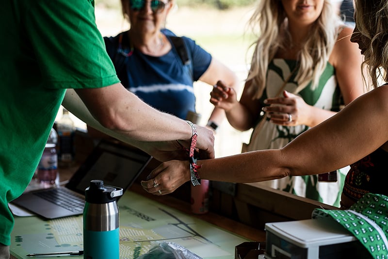 Ziggucamp wristbands