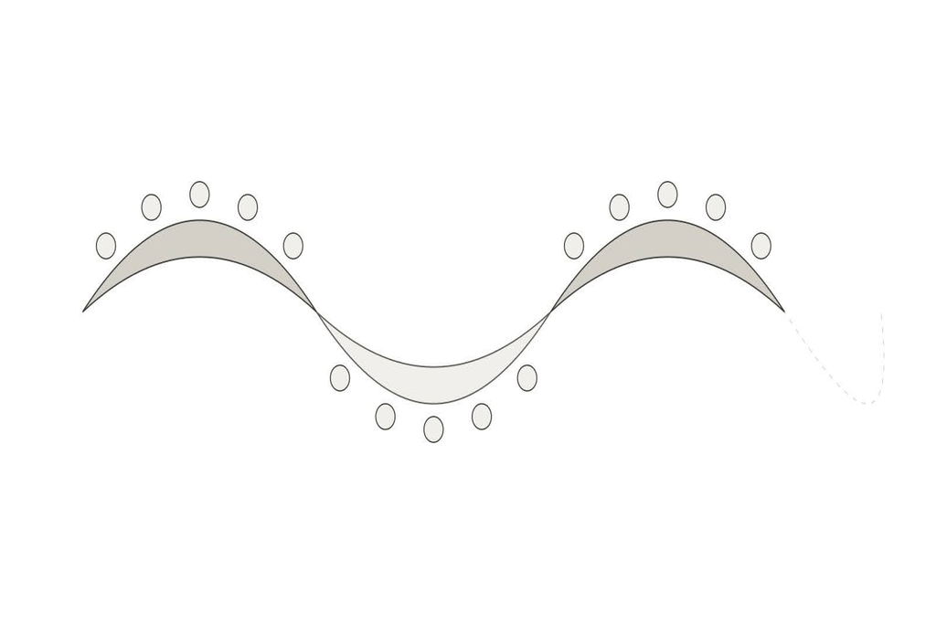 serpentine table layout