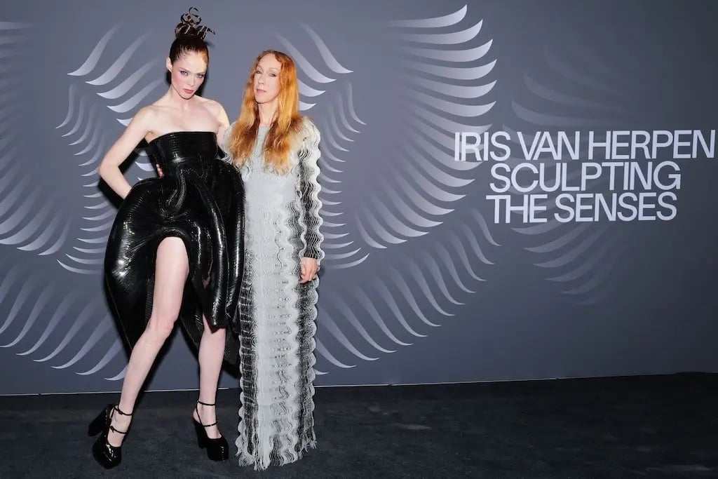 Coco Rocha and Iris van Herpen at Iris Van Herpen
