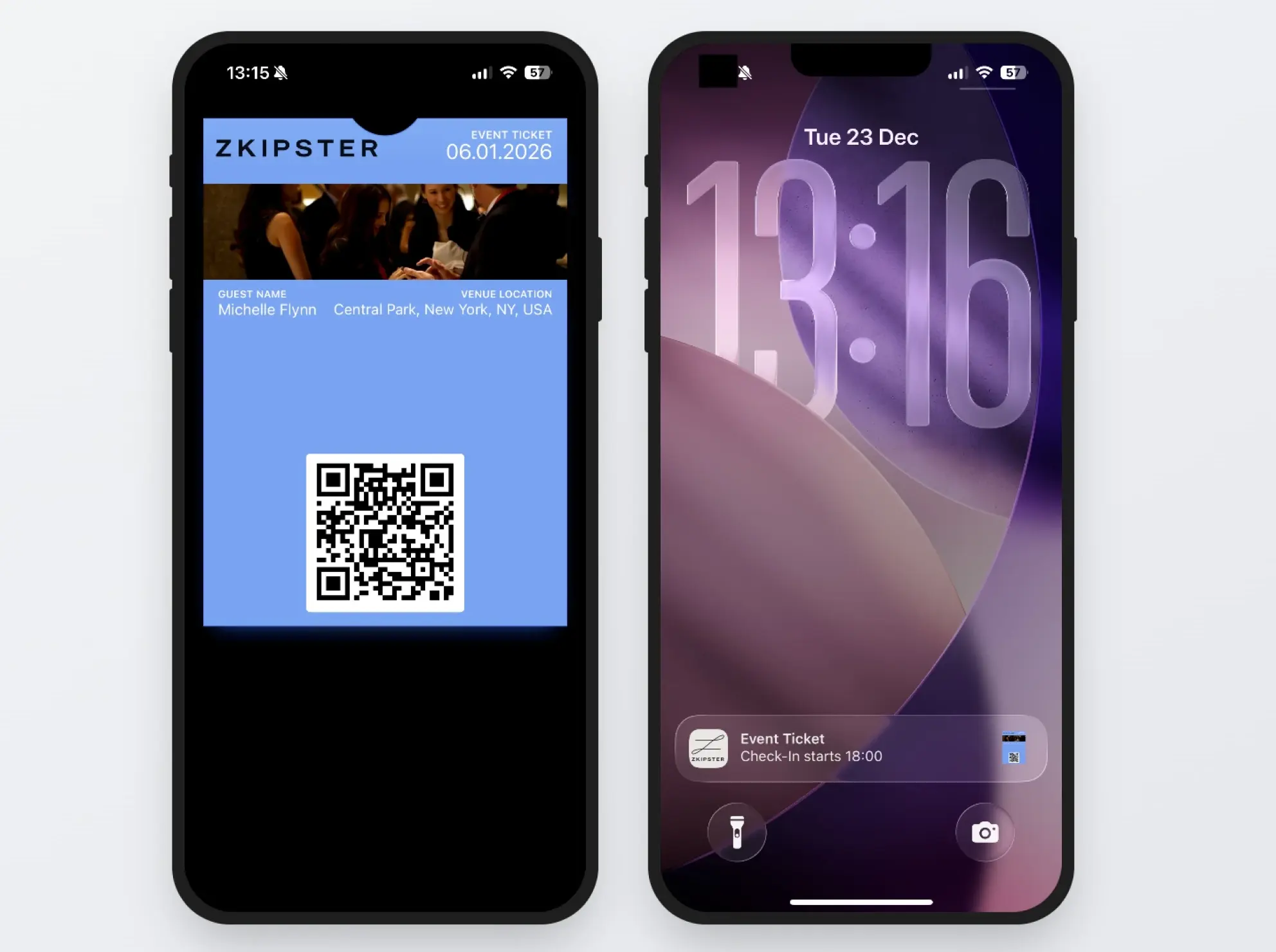 How to use Wallet Pass in zkipster Events