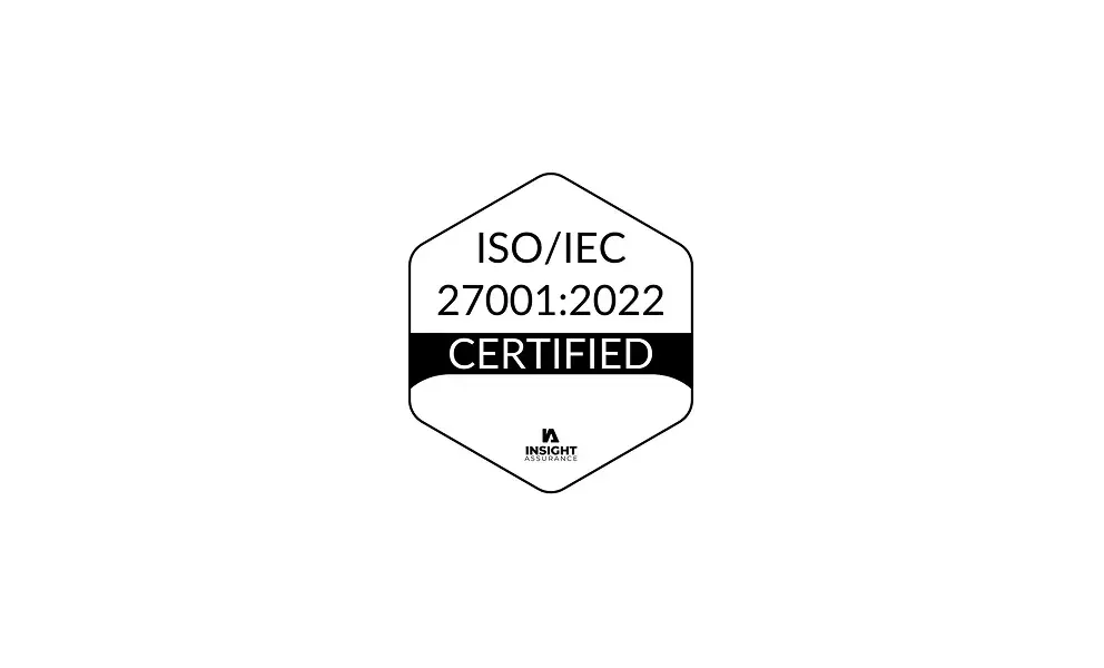 ISO 27001 certified