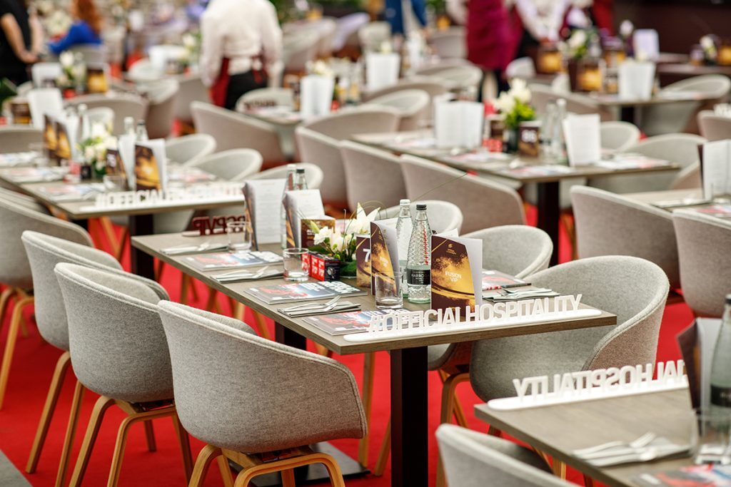 An exclusive Match Hospitality lounge at a high profile sports event