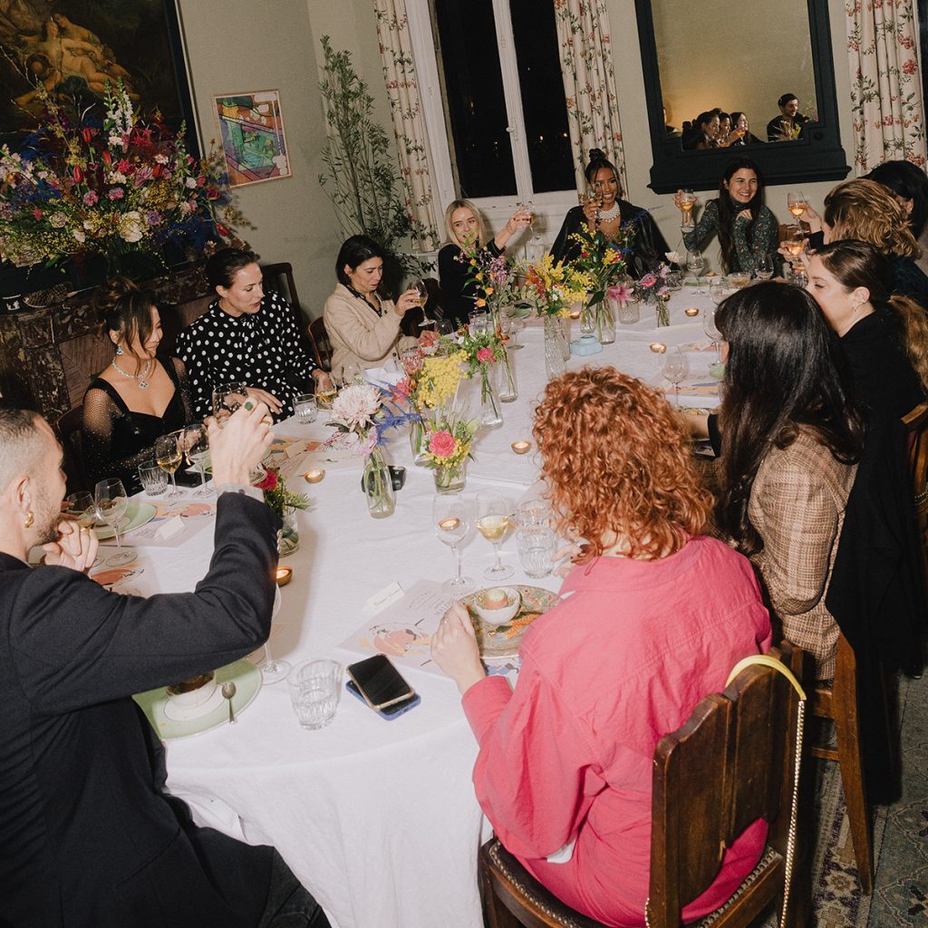 2023 event trends Malone Souliers x Emily in Paris capsule collection launch dinner at Twenty-Two Club Paris