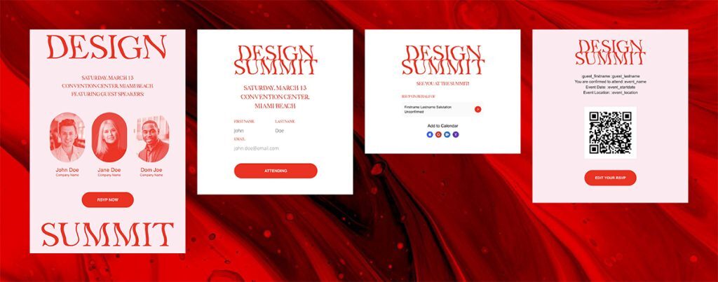 professional event invitations