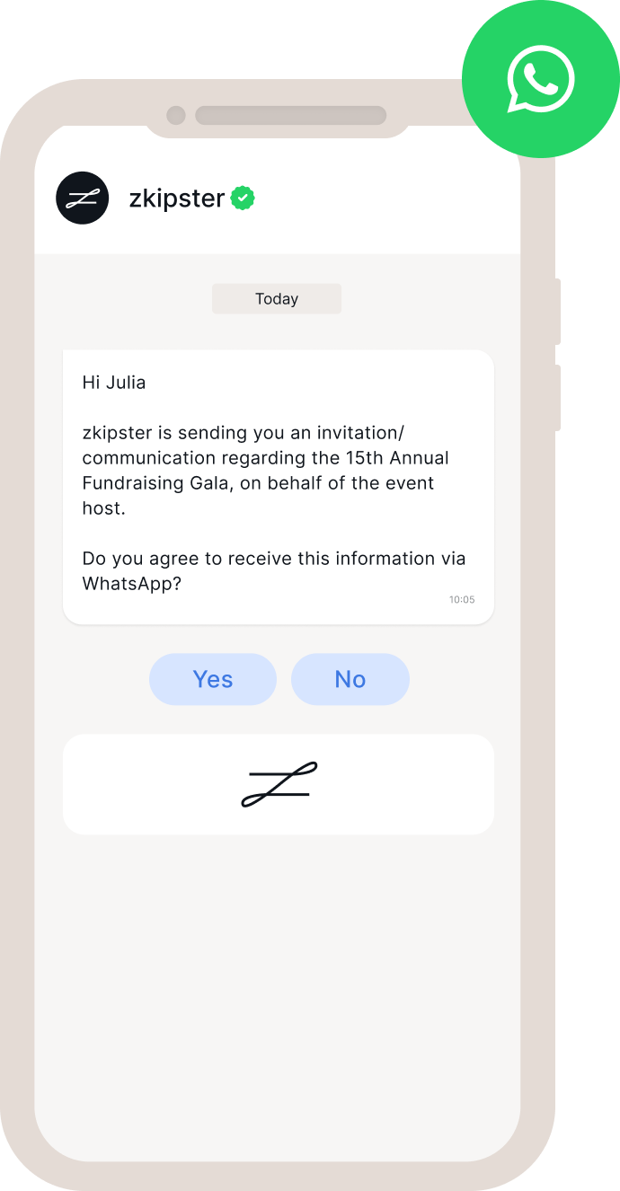 zkipster communication for event planning teams